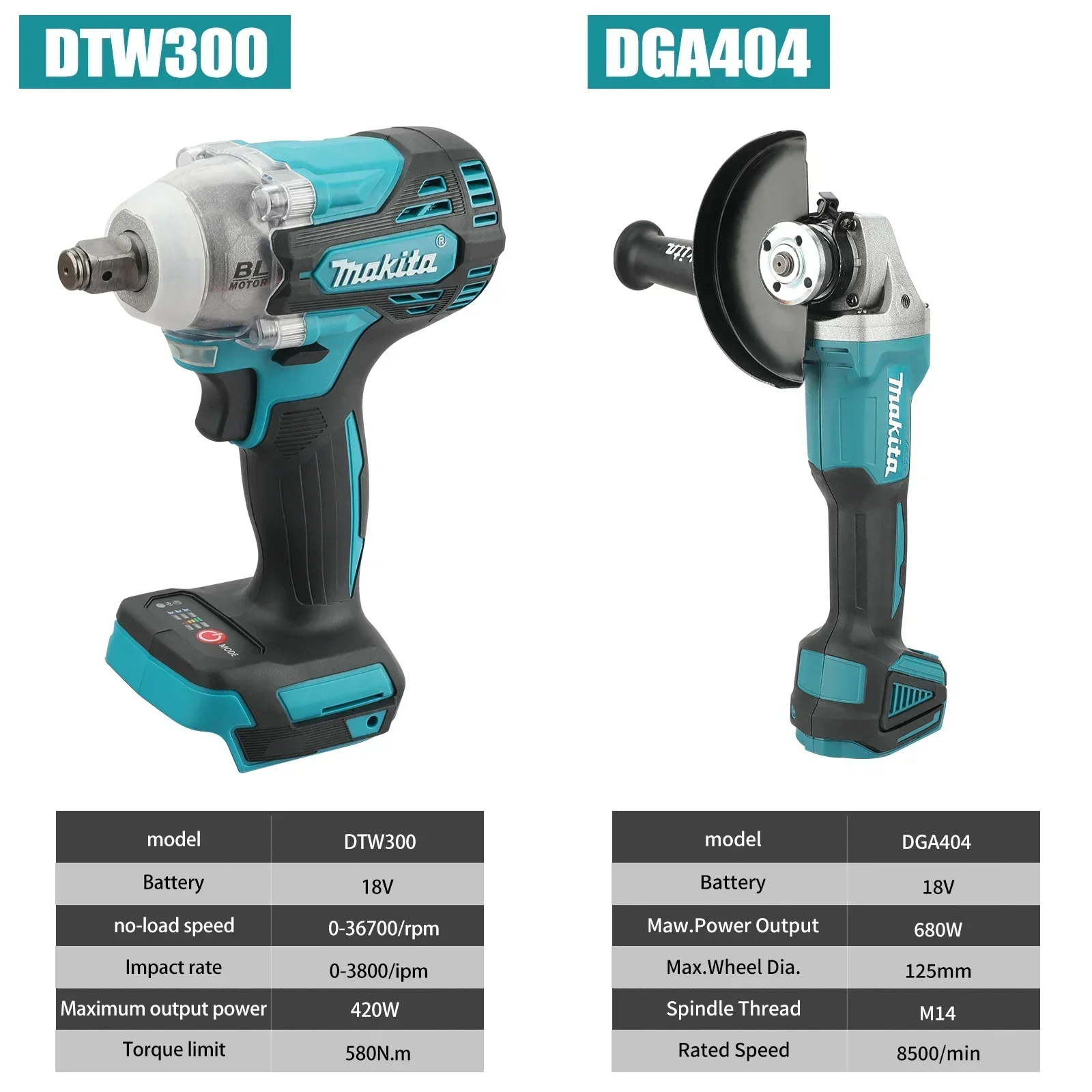 Makita DTW300 DGA404 – аккумул – обзор и цена Makita Drill Dtw300